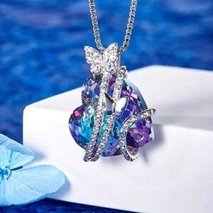 Enchanting Heart Butterfly Necklace Delicate Craftsmanship & Timeless Style